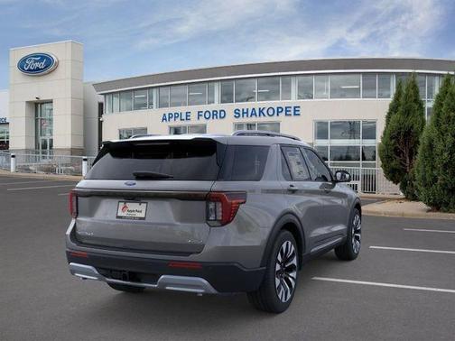 Gray Metallic 2026 Ford Explorer Platinum