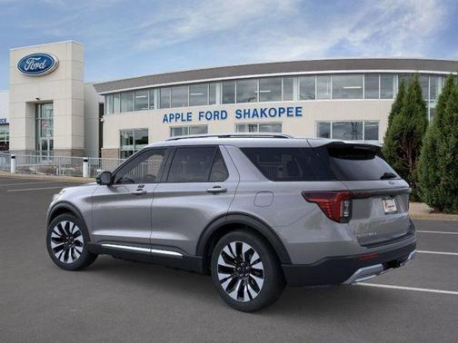 Gray Metallic 2026 Ford Explorer Platinum