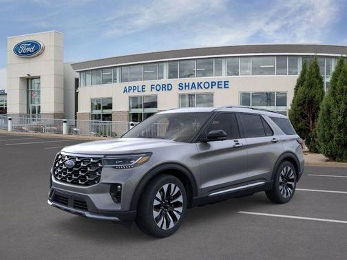 Gray Metallic 2026 Ford Explorer Platinum