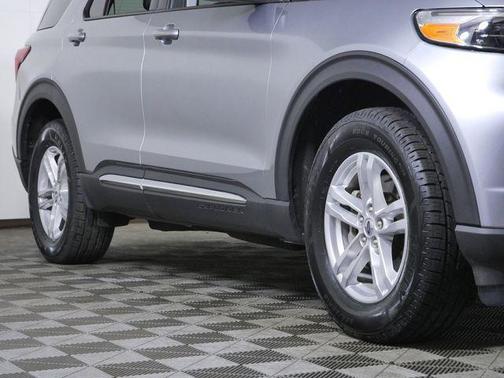 Silver Metallic 2024 Ford Explorer XLT