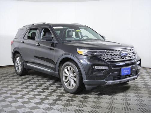 Agate Black Metallic 2023 Ford Explorer Limited