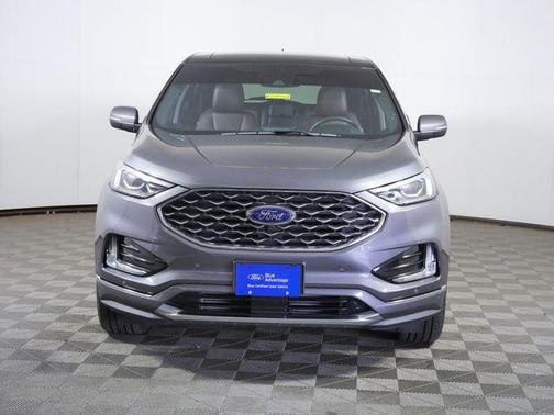 Gray Metallic 2021 Ford Edge Titanium
