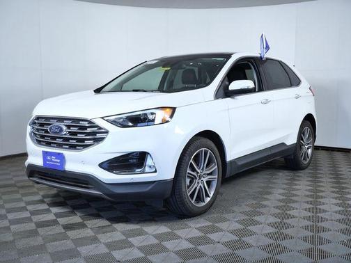 Star White 2024 Ford Edge Titanium