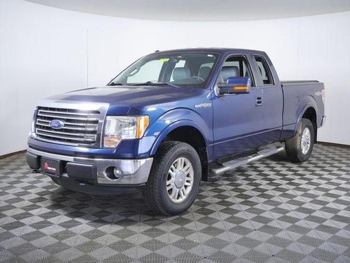 Blue 2013 Ford F-150 Lariat