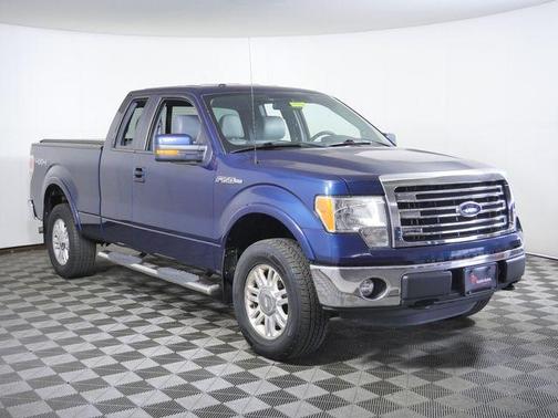 Blue 2013 Ford F-150 Lariat