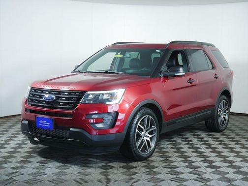 Ruby Red Metallic 2017 Ford Explorer sport