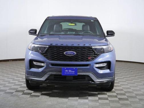Blue Metallic 2021 Ford Explorer ST