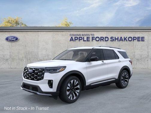 White 2026 Ford Explorer Platinum