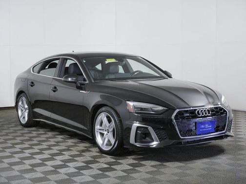 Mythos Black Metallic 2021 Audi A5 45 S line quattro Premium