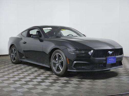 Shadow Black 2025 Ford Mustang EcoBoost Premium