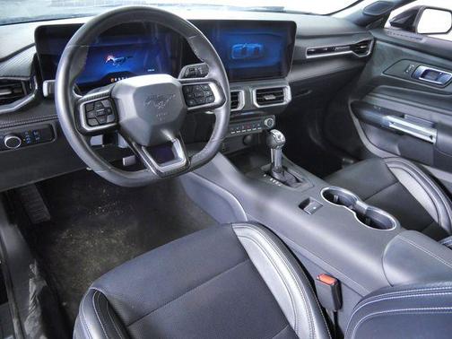 Shadow Black 2025 Ford Mustang EcoBoost Premium