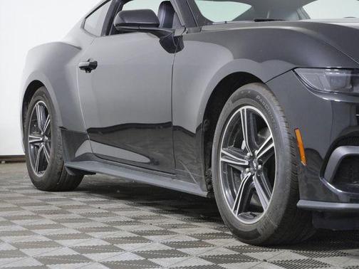 Shadow Black 2025 Ford Mustang EcoBoost Premium