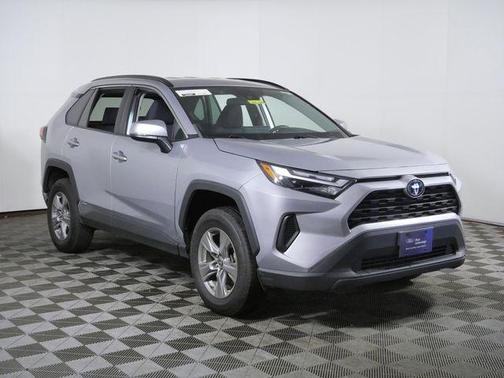 Silver Sky Metallic 2023 Toyota RAV4 Hybrid LE