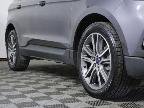 Gray Metallic 2024 Ford Edge Titanium
