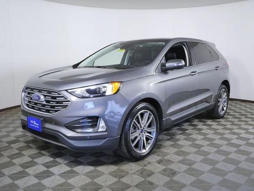 Gray Metallic 2024 Ford Edge Titanium