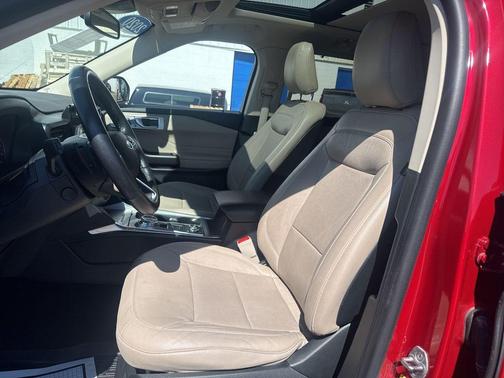 Red Metallic 2020 Ford Explorer Limited
