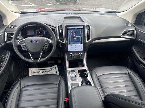 Burgundy 2024 Ford Edge SEL