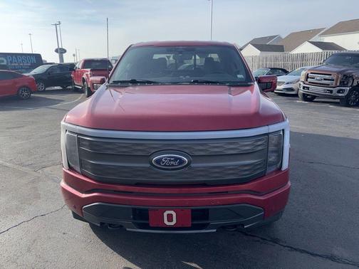 Red Metallic 2023 Ford F-150 Lightning LARIAT