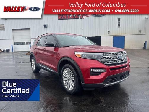 Red Metallic 2023 Ford Explorer Limited