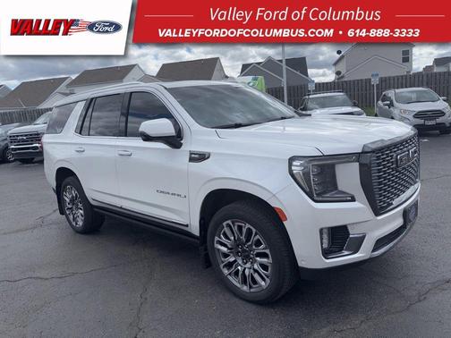 White Frost Tri-Coat 2024 GMC Yukon Denali Ultimate