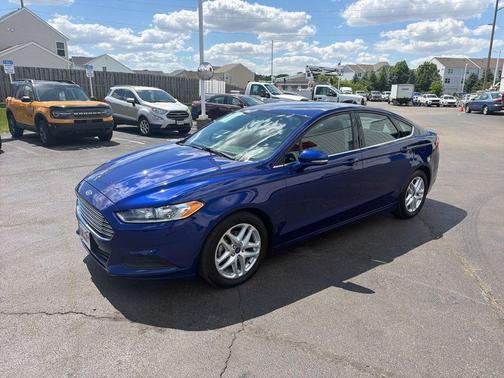 Blue 2015 Ford Fusion SE