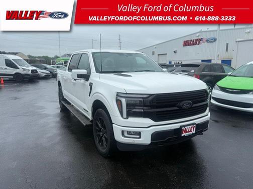 White Metallic 2025 Ford F-150 Platinum