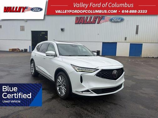 Platinum White Pearl 2022 Acura MDX Advance