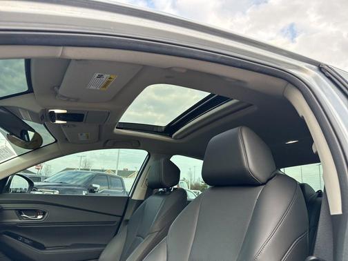 Solar Silver Metallic 2025 Honda Accord Hybrid Touring