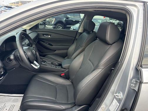 Solar Silver Metallic 2025 Honda Accord Hybrid Touring