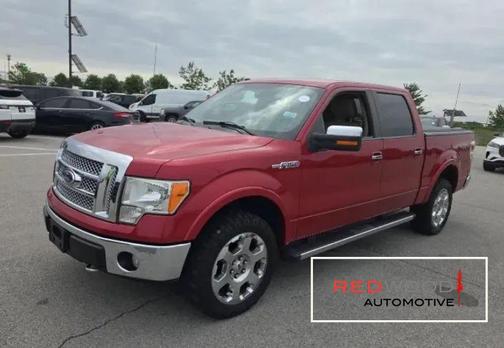 Red 2010 Ford F-150 Lariat