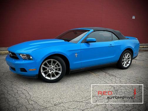 Blue 2010 Ford Mustang Premium