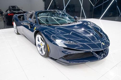 Black 2023 Ferrari SF90 Spider Base