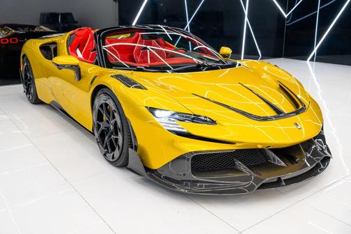 Giallo Montecarlo 2022 Ferrari SF90 Spider MANSORY