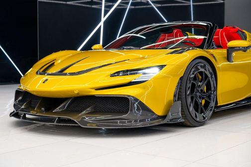 Giallo Montecarlo 2022 Ferrari SF90 Spider MANSORY