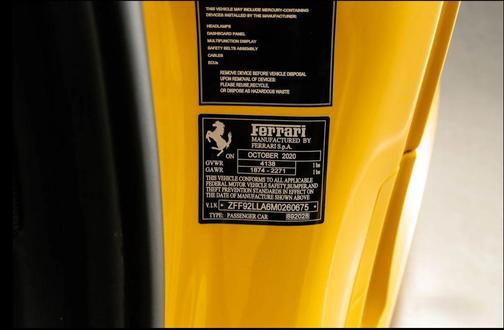 2021 Ferrari F8 Tributo Base