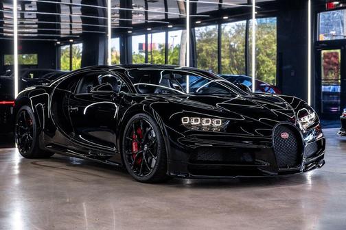 Black 2018 Bugatti Chiron 2DR