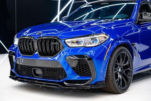 Marina Bay Blue Metallic 2020 BMW X6 M Competition