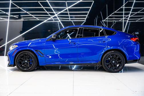 Marina Bay Blue Metallic 2020 BMW X6 M Competition