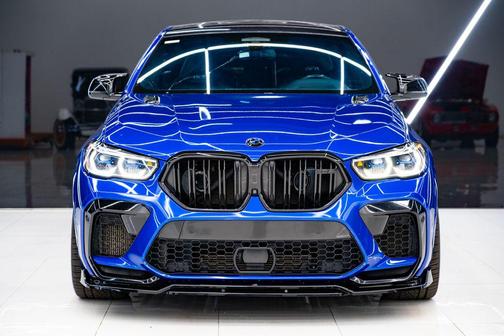 Marina Bay Blue Metallic 2020 BMW X6 M Competition