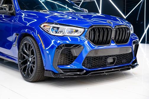 Marina Bay Blue Metallic 2020 BMW X6 M Competition