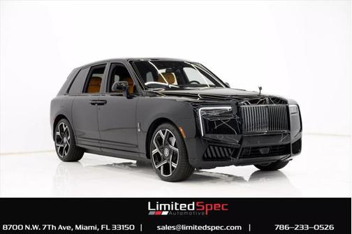 2025 Rolls-Royce Cullinan Utility 4D Black Badge AWD 6.7L V12 Turbo