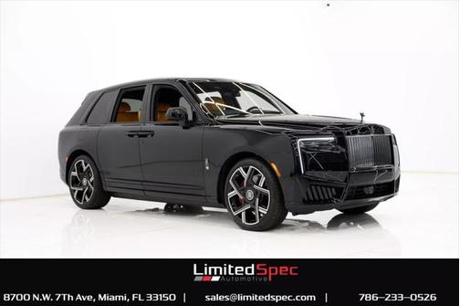 2025 Rolls-Royce Cullinan Utility 4D Black Badge AWD 6.7L V12 Turbo