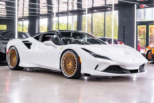 White 2022 Ferrari F8 Tributo Base