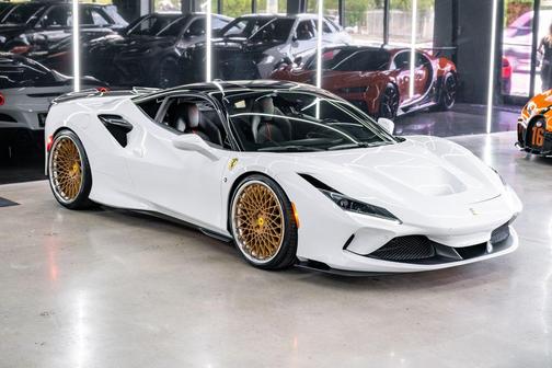 White 2022 Ferrari F8 Tributo Base