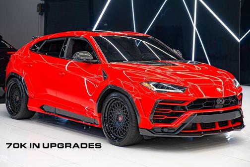 Red 2021 Lamborghini Urus Graphite Capsule