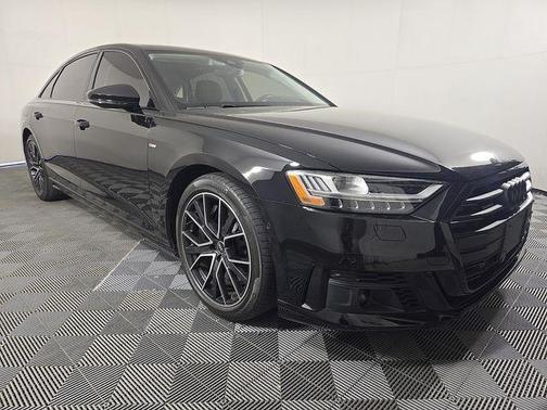 Mythos Black Metallic 2021 Audi A8 L 60