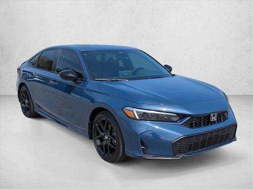 Blue Lagoon Pearl 2026 Honda Civic Hybrid Sport