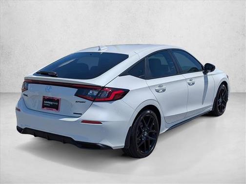 Platinum White Pearl 2026 Honda Civic Hybrid Sport