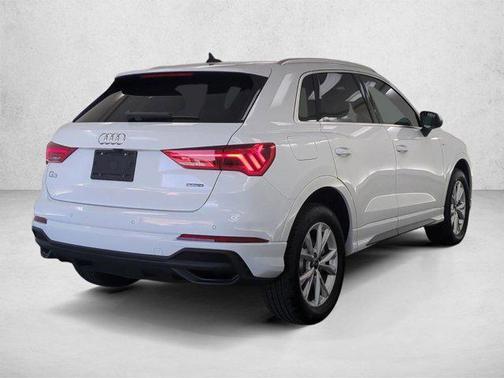 Glacier White Metallic 2025 Audi Q3 45 S line Premium Plus