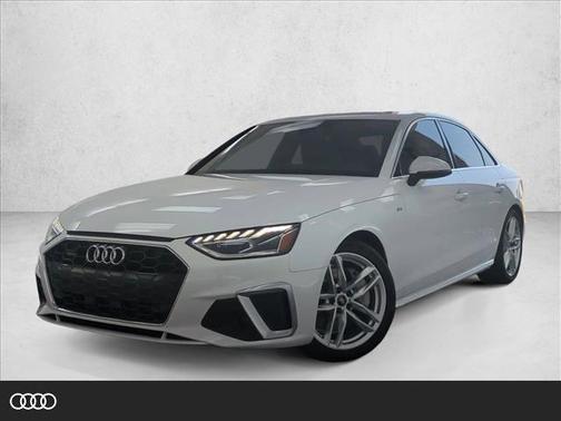 Ibis White 2023 Audi A4 45 S line Premium Plus Sedan